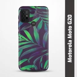 Pružný obal na Motorola Moto G20 s motivem Jungle
