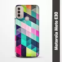 Pružný obal na Motorola Moto E30 s motivem Colormix