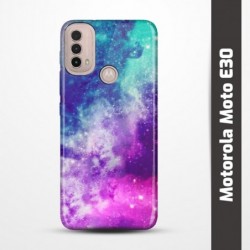 Pružný obal na Motorola Moto E30 s motivem Vesmír