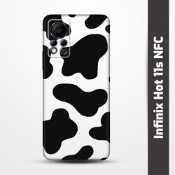 Pružný obal na Infinix Hot 11s NFC s motivem Cow