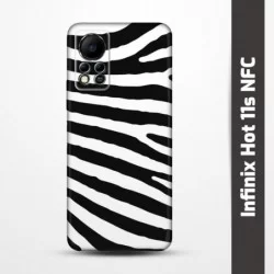 Pružný obal na Infinix Hot 11s NFC s motivem Zebra