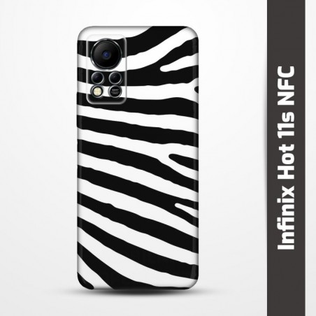 Pružný obal na Infinix Hot 11s NFC s motivem Zebra