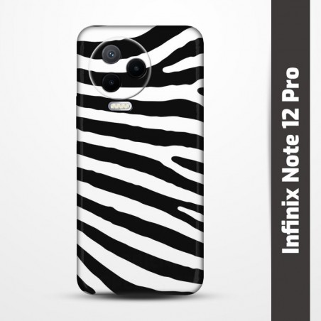 Obal na Infinix Note 12 Pro s potiskem-Zebra