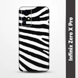 Pružný obal na Infinix Zero X Pro s motivem Zebra