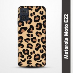 Pružný obal na Motorola Moto E22 s motivem Gepard
