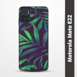 Pružný obal na Motorola Moto E22 s motivem Jungle
