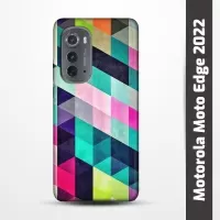 Pružný obal na Motorola Moto Edge 2022 s motivem Colormix