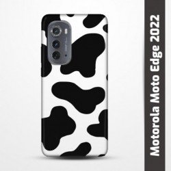 Pružný obal na Motorola Moto Edge 2022 s motivem Cow