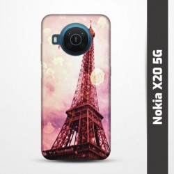 Pružný obal na Nokia X20 5G s motivem Paris