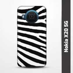 Obal na Nokia X20 5G s potiskem-Zebra