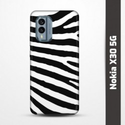 Pružný obal na Nokia X30 5G s motivem Zebra