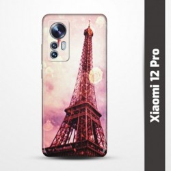 Pružný obal na Xiaomi 12 Pro s motivem Paris