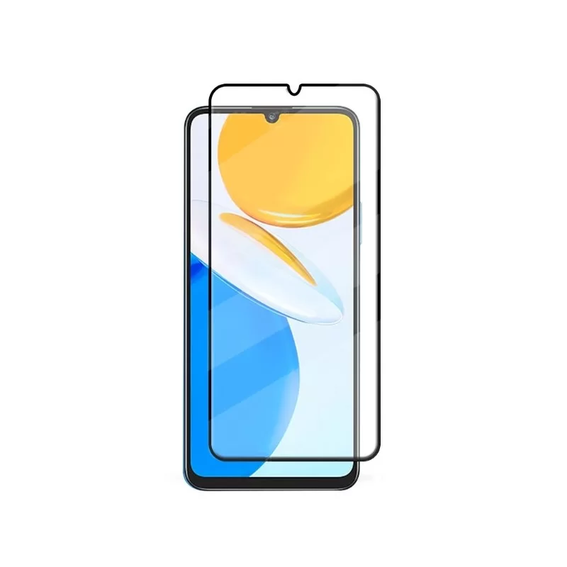 Tvrzené ochranné sklo s černými okraji na mobil Honor X7a