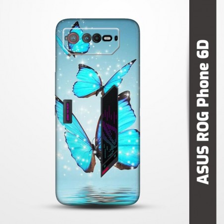 Pružný obal na ASUS ROG Phone 6D s motivem Motýli