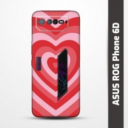 Pružný obal na ASUS ROG Phone 6D s motivem Srdce