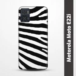 Pružný obal na Motorola Moto E22i s motivem Zebra