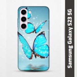 Pružný obal na Samsung Galaxy S23 5G s motivem Motýli