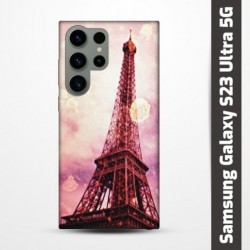 Pružný obal na Samsung Galaxy S23 Ultra 5G s motivem Paris