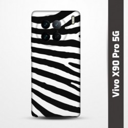 Pružný obal na Vivo X90 Pro 5G s motivem Zebra