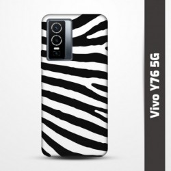 Pružný obal na Vivo Y76 5G s motivem Zebra