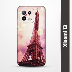 Pružný obal na Xiaomi 13 s motivem Paris