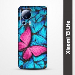 Pružný obal na Xiaomi 13 Lite s motivem Modří motýli