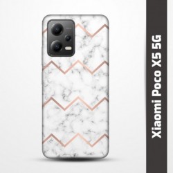 Pružný obal na Xiaomi Poco X5 5G s motivem Bílý mramor