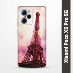 Pružný obal na Xiaomi Poco X5 Pro 5G s motivem Paris