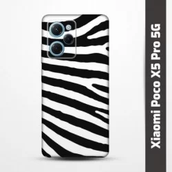 Pružný obal na Xiaomi Poco X5 Pro 5G s motivem Zebra