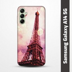 Pružný obal na Samsung Galaxy A14 5G s motivem Paris