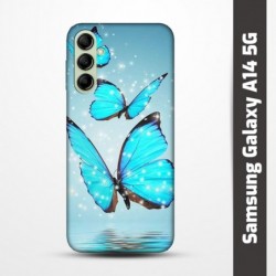 Pružný obal na Samsung Galaxy A14 5G s motivem Motýli