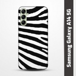 Pružný obal na Samsung Galaxy A14 5G s motivem Zebra