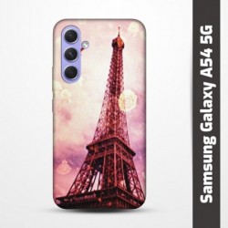 Pružný obal na Samsung Galaxy A54 5G s motivem Paris