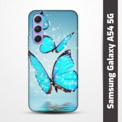 Pružný obal na Samsung Galaxy A54 5G s motivem Motýli