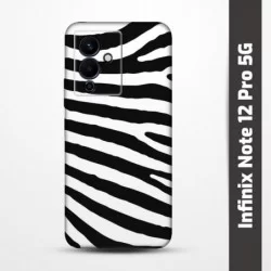 Pružný obal na Infinix Note 12 Pro 5G s motivem Zebra