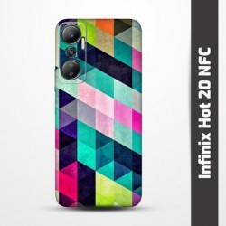 Pružný obal na Infinix Hot 20 NFC s motivem Colormix