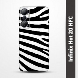 Pružný obal na Infinix Hot 20 NFC s motivem Zebra
