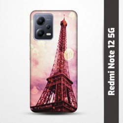 Pružný obal na Redmi Note 12 5G s motivem Paris
