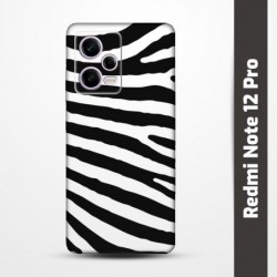 Pružný obal na Redmi Note 12 Pro s motivem Zebra