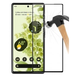 Tvrzené ochranné sklo s černými okraji na mobil Google Pixel 7 5G
