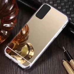 Zrcadlový TPU obal na Samsung Galaxy A13 5G-Zlatý lesk