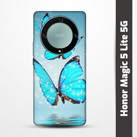 Pružný obal na Honor Magic 5 Lite 5G s motivem Motýli