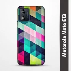 Pružný obal na Motorola Moto E13 s motivem Colormix