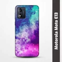Pružný obal na Motorola Moto E13 s motivem Vesmír