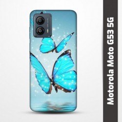 Pružný obal na Motorola Moto G53 5G s motivem Motýli