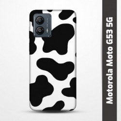 Pružný obal na Motorola Moto G53 5G s motivem Cow