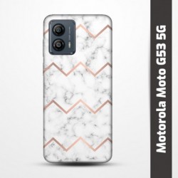 Pružný obal na Motorola Moto G53 5G s motivem Bílý mramor