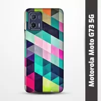 Pružný obal na Motorola Moto G73 5G s motivem Colormix