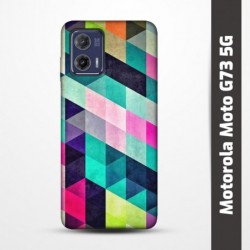Pružný obal na Motorola Moto G73 5G s motivem Colormix