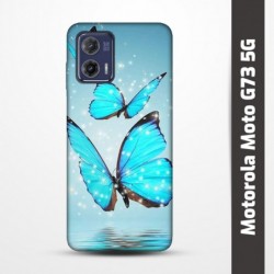 Pružný obal na Motorola Moto G73 5G s motivem Motýli